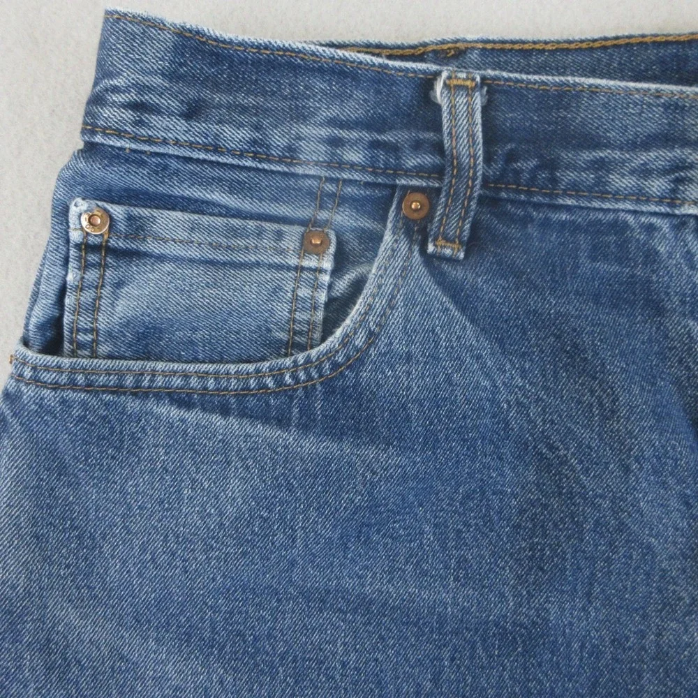 Levi's 517 Bootcut Jeans Mens 38x29 (Actual 36x28) Blue Denim Medium 100% Cotton